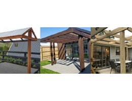 Collage Timber Pergola
